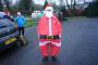  Of course Father Christmas was on the walk!