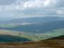 View across Dentdale from the ridge on Whernside