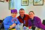 Julia Steele, Ralph Warman & Julia Greenwood at Elaines Tea-Rooms