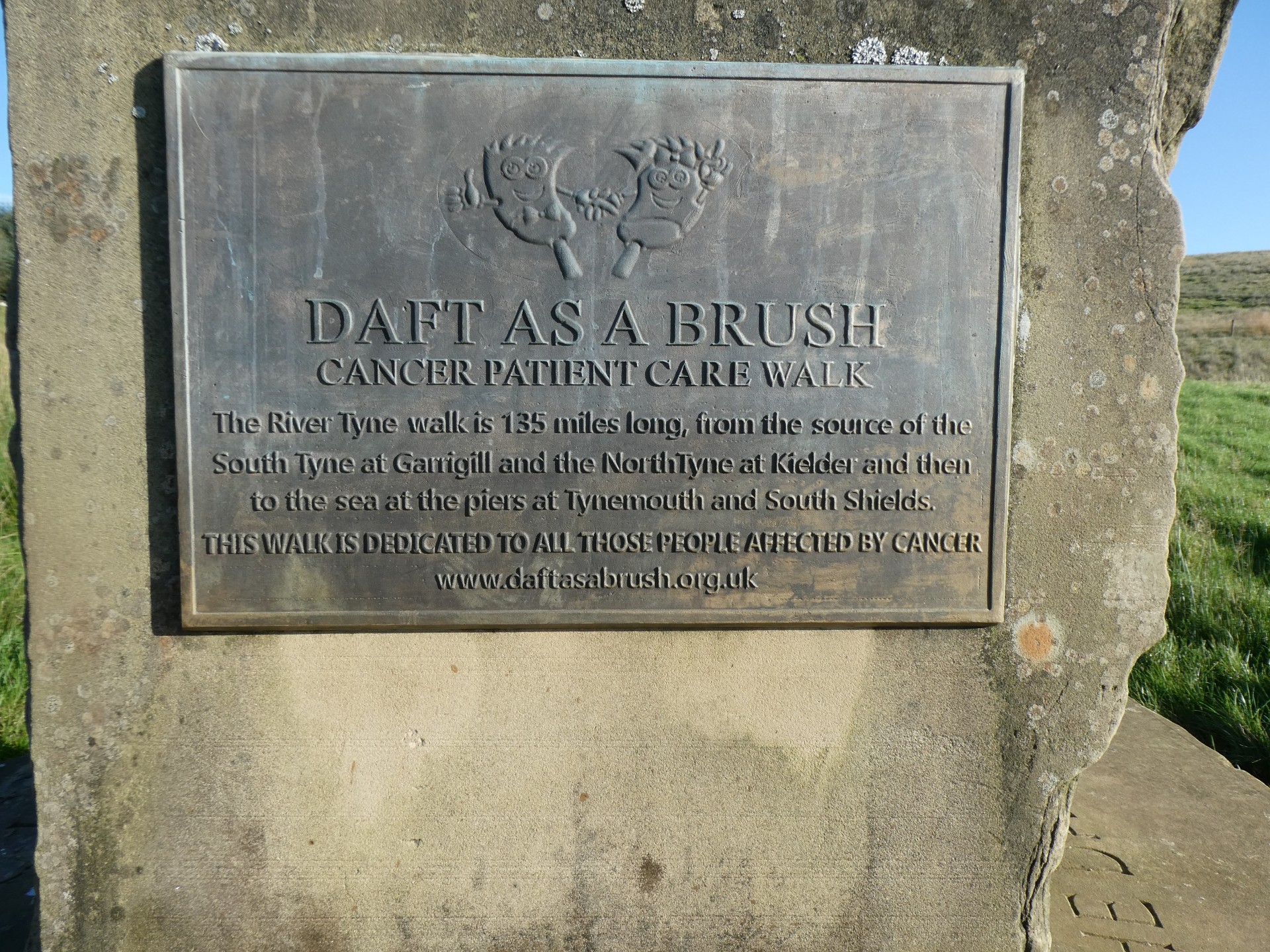 Daft as a Brush Tyne Walk Sign