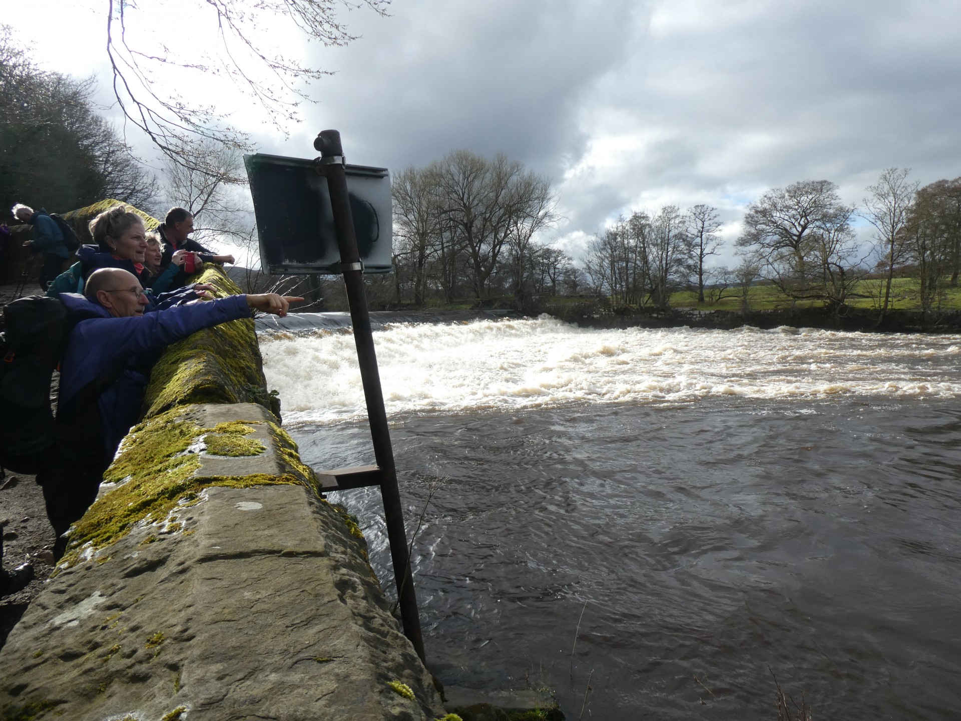 The Weir at Burley in Wharfedale