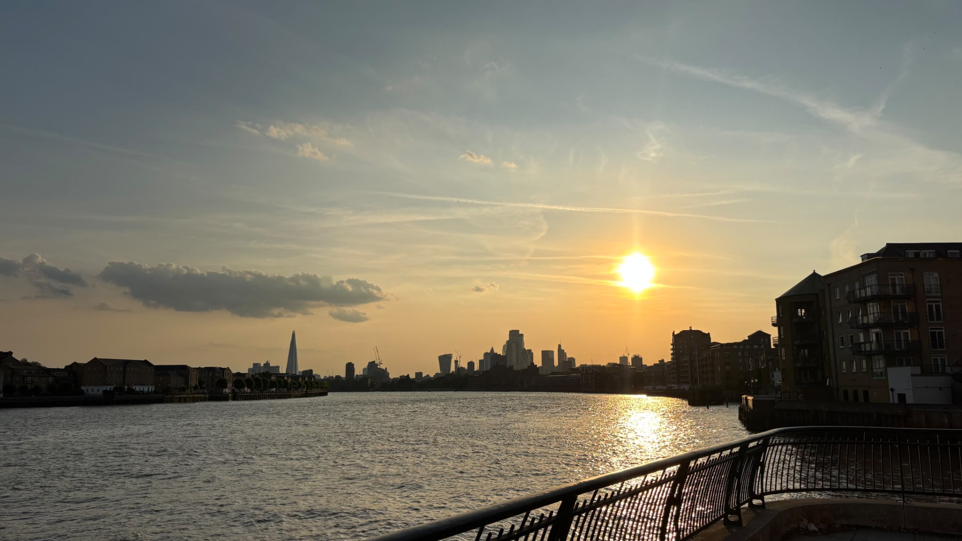 Sunset on the Thames