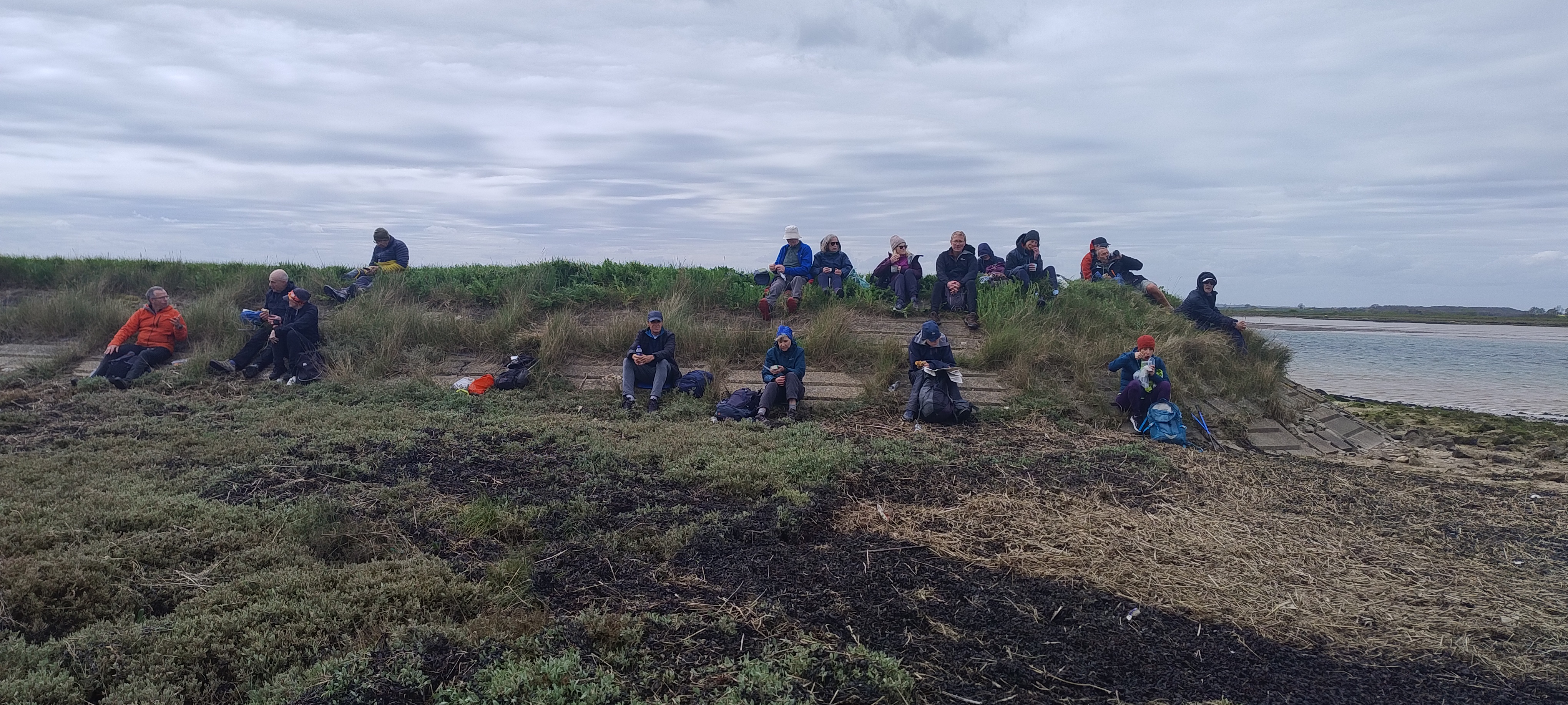 Lunch stop, Barling Ness